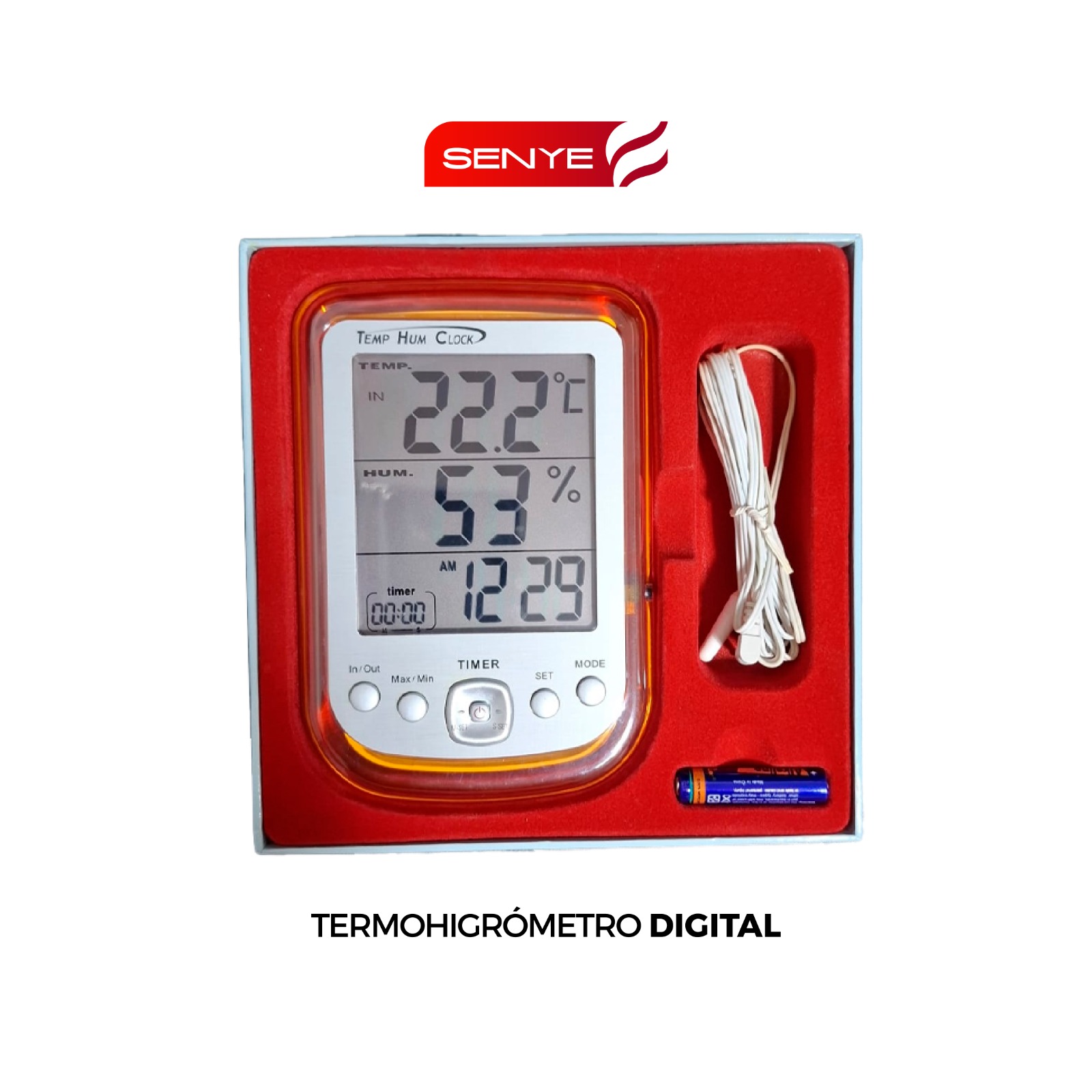 Termohigrómetro Digital
